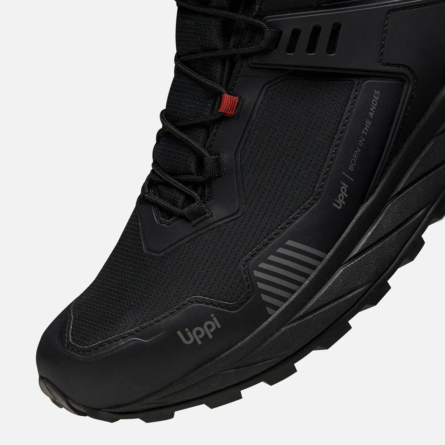 Zapatilla Hombre Atlas Mid Negro / Rojo Lippi I26-7