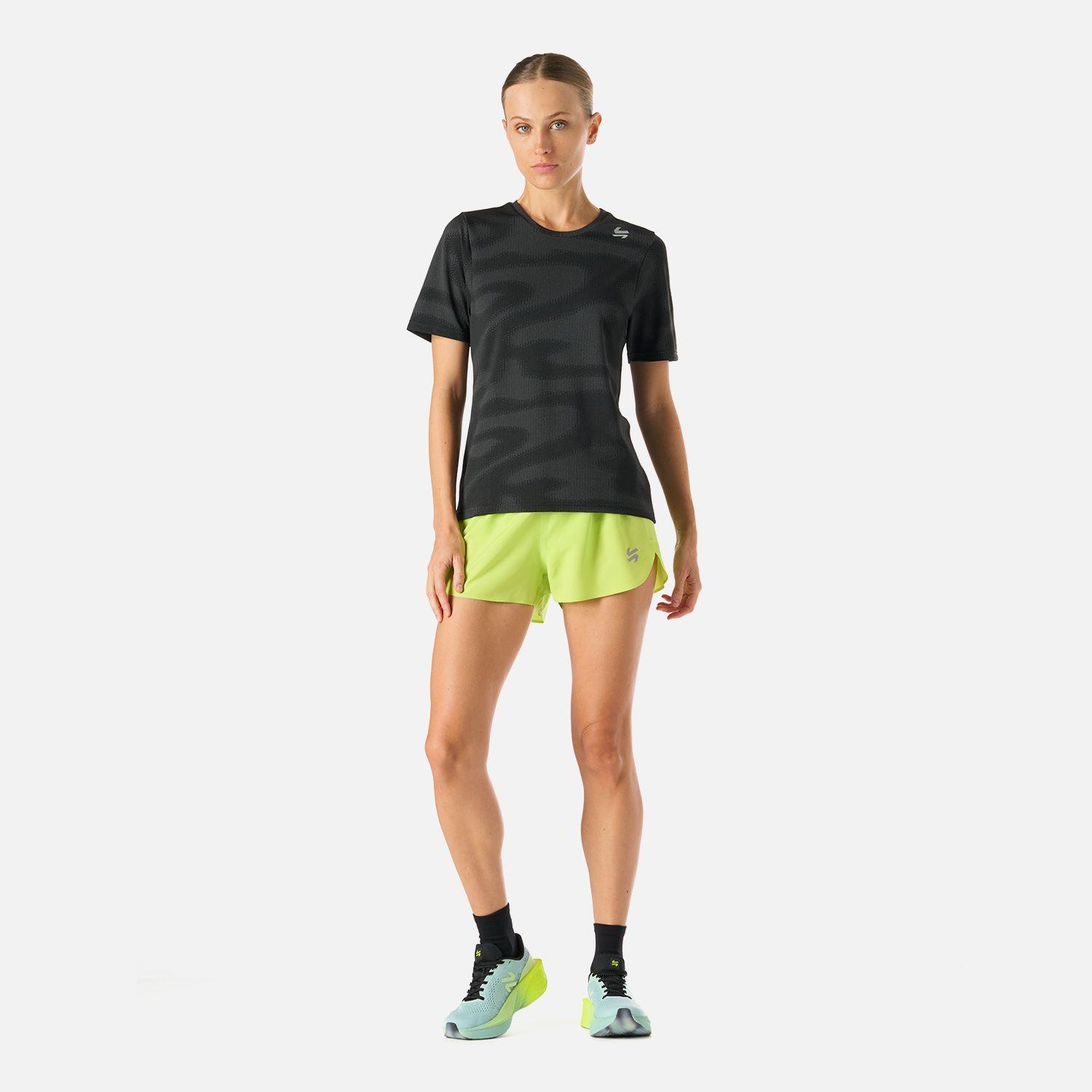 Polera manga corta running sin costuras mujer Built To Move-6