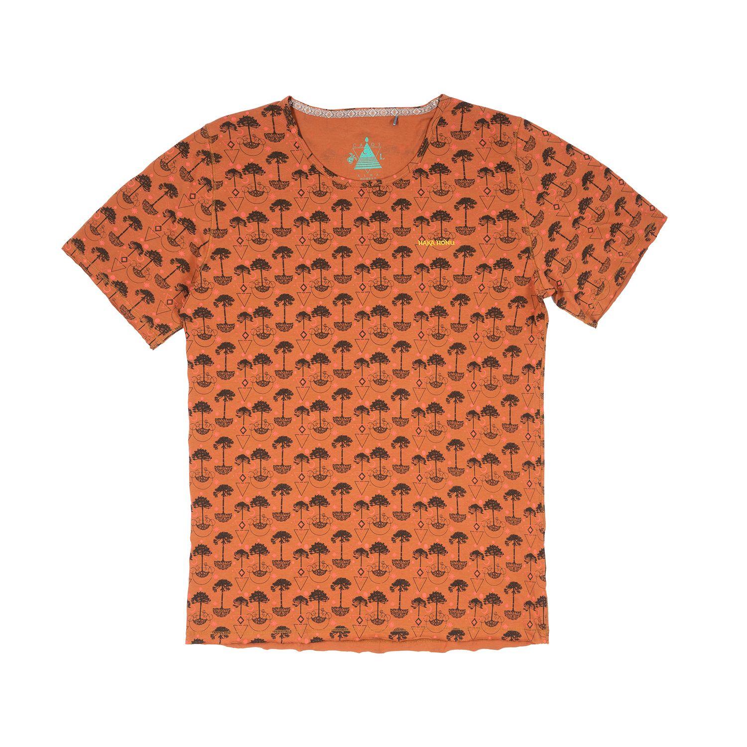 Polera Hombre Araucariamelo Terracota Haka Honu-0