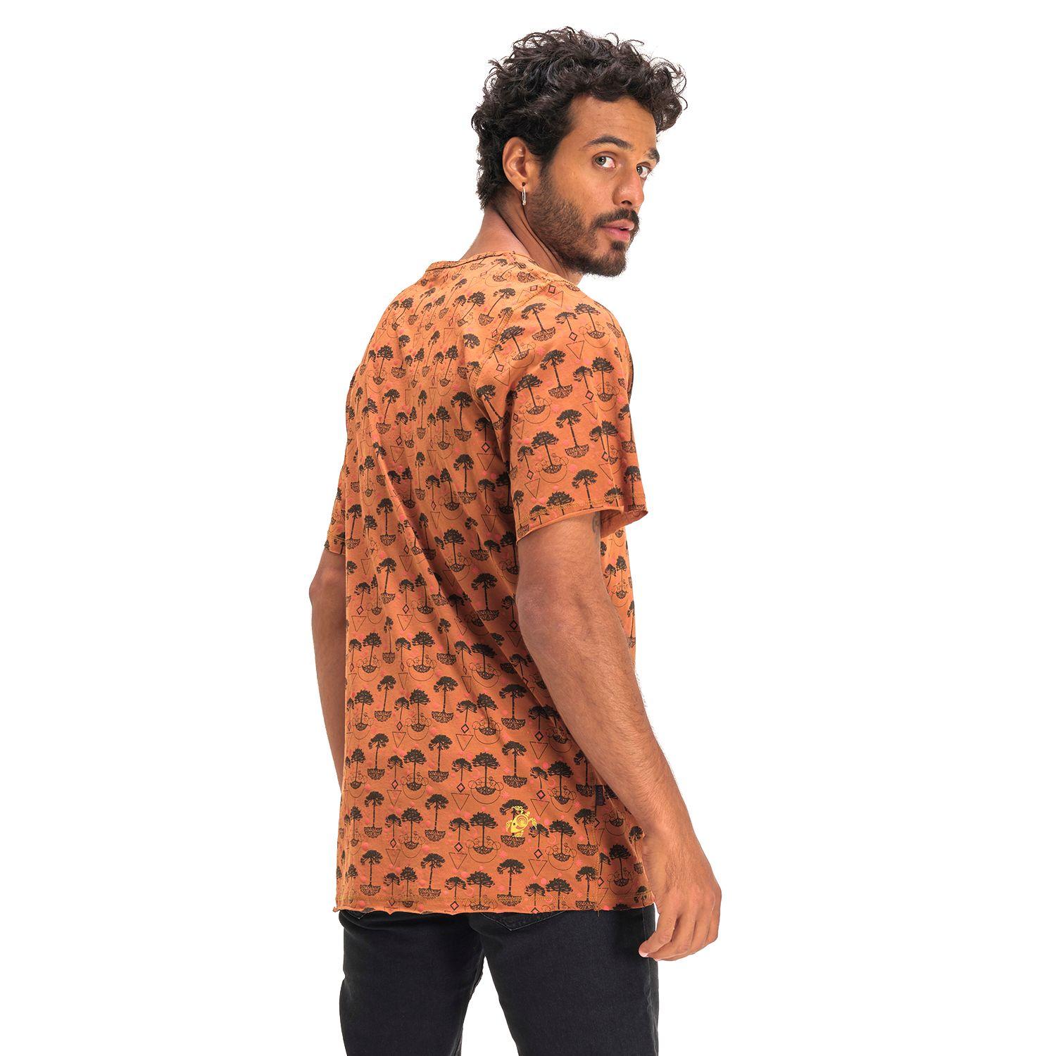 Polera Hombre Araucariamelo Terracota Haka Honu-2