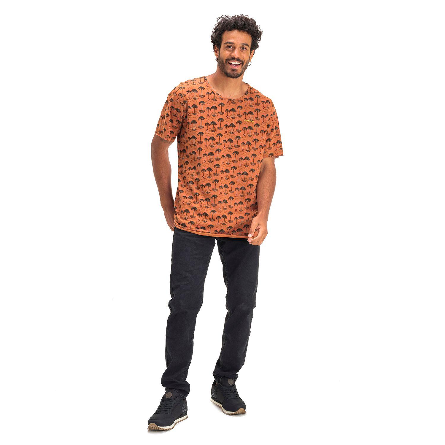 Polera Hombre Araucariamelo Terracota Haka Honu-4