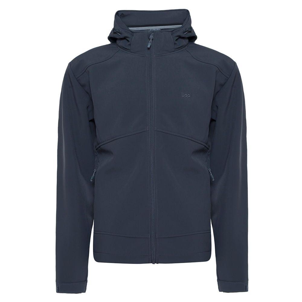 Chaqueta Hombre Macaya Softshell Hoody Jacket Gris Oscuro Lippi V18-0