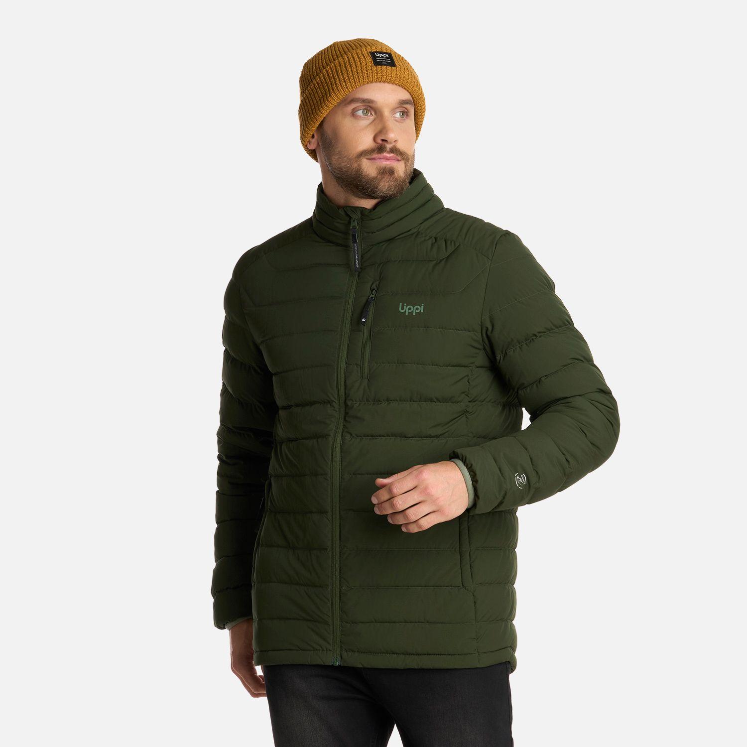 Chaqueta Hombre Aero Down Jacket Verde Militar Lippi-1