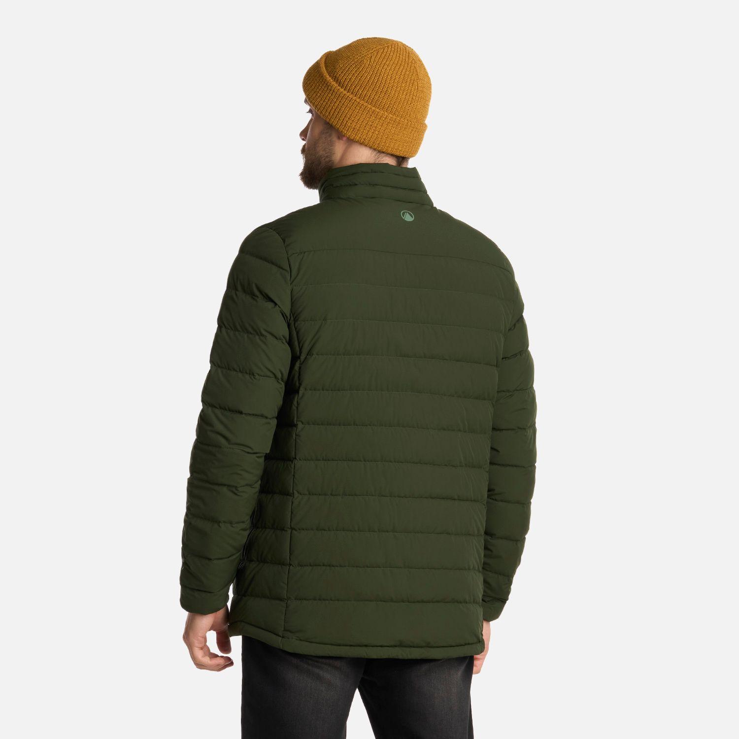 Chaqueta Hombre Aero Down Jacket Verde Militar Lippi-2