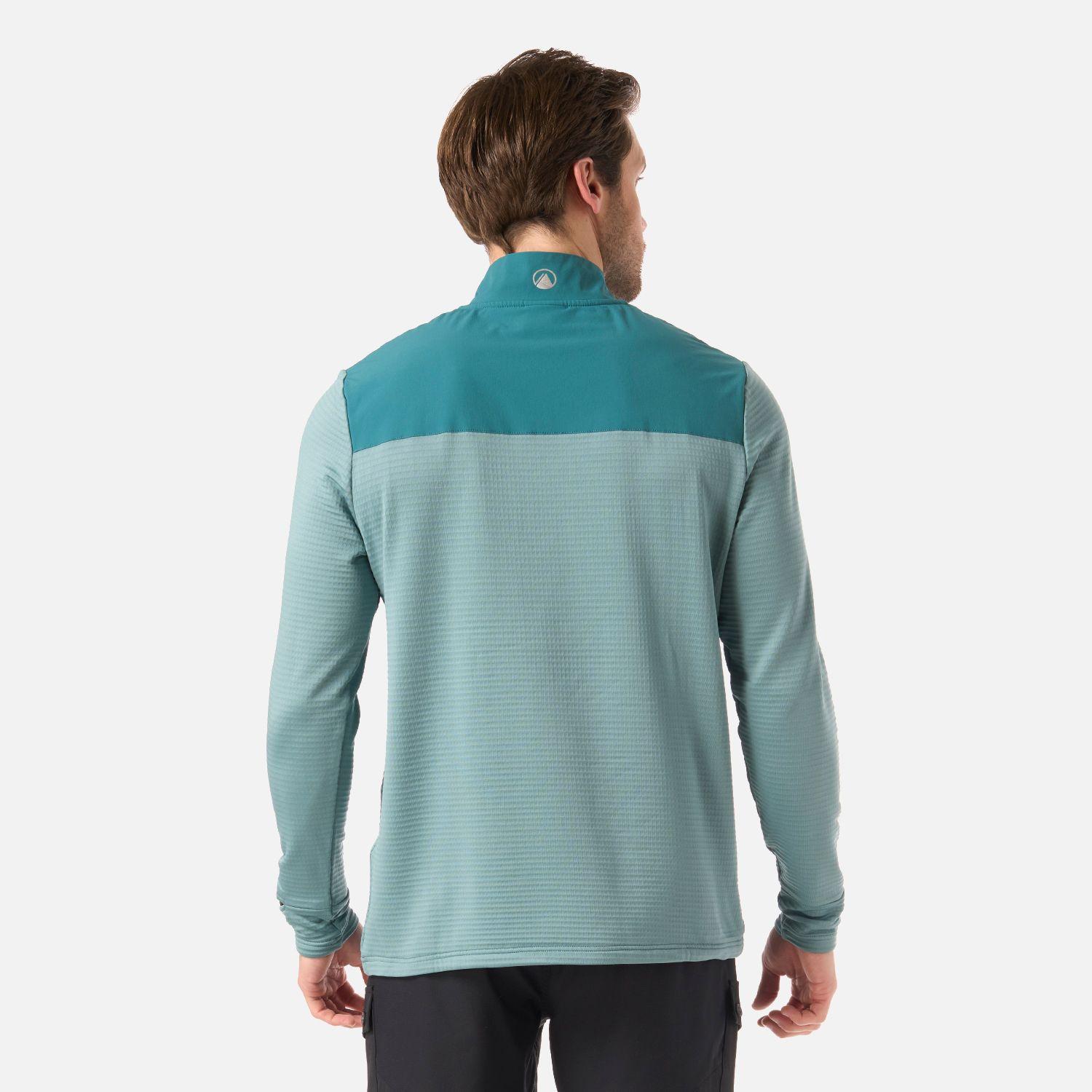 Polerón Hombre Karova Nano-F 1/4 Zip Turquesa Lippi V26-2