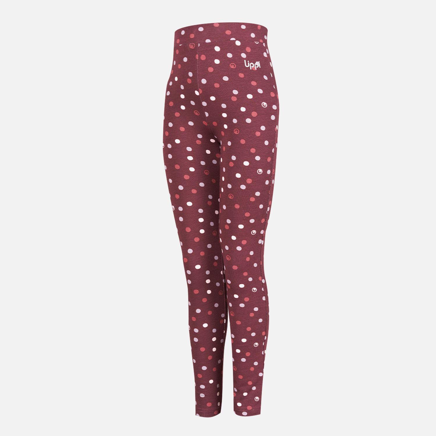 Calza Niña Moove Leggins Print Burdeo Lippi-0