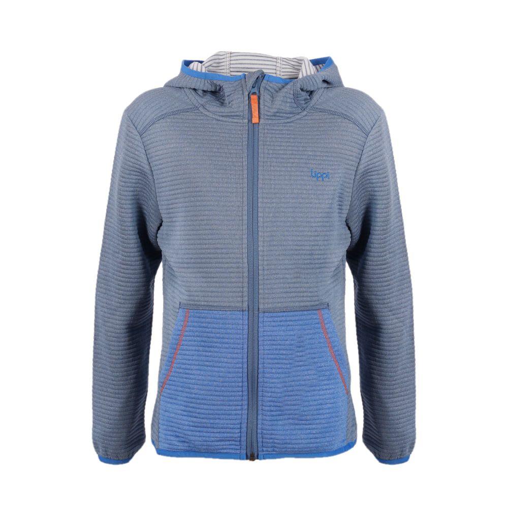 Chaqueta Niño Baffle Nano-F 1/4 Zip Melange Azul Piedra Lippi I18-0