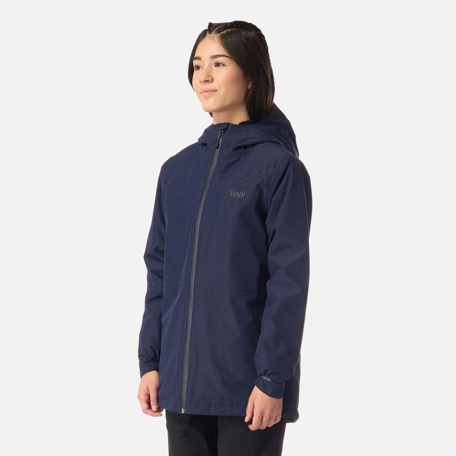 Chaqueta Teen Girl Cold Place B-Dry Hoody Jacket Azul Marino Lippi I26-1