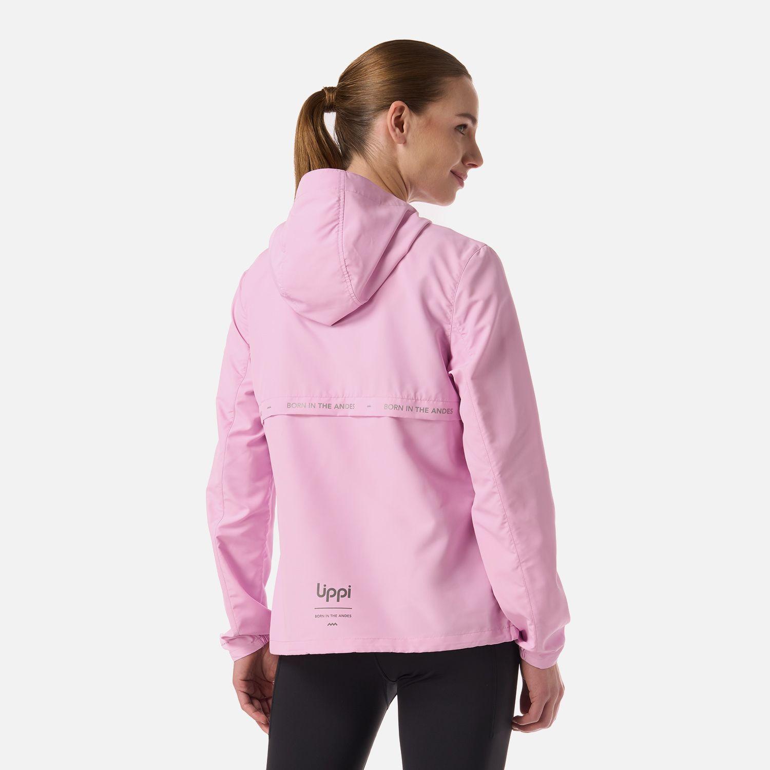 Chaqueta Mujer Nightfall Windbreaker Hoody Jacket Rosa Lippi V26-2