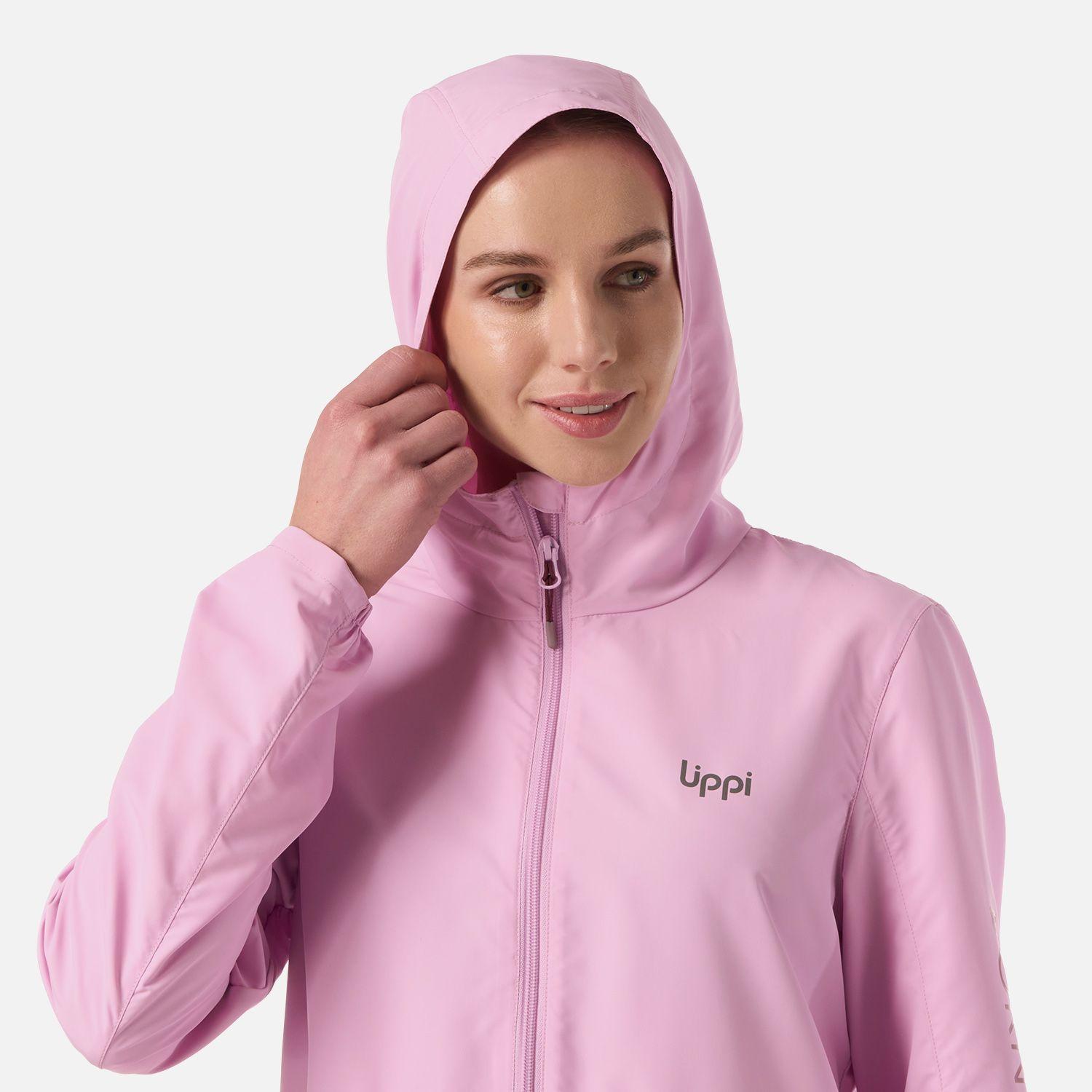 Chaqueta Mujer Nightfall Windbreaker Hoody Jacket Rosa Lippi V26-3
