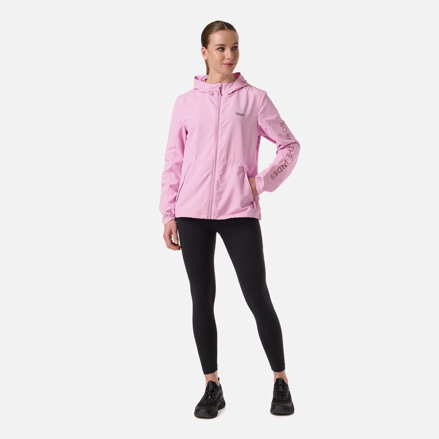 Chaqueta Mujer Nightfall Windbreaker Hoody Jacket Rosa Lippi V26-6