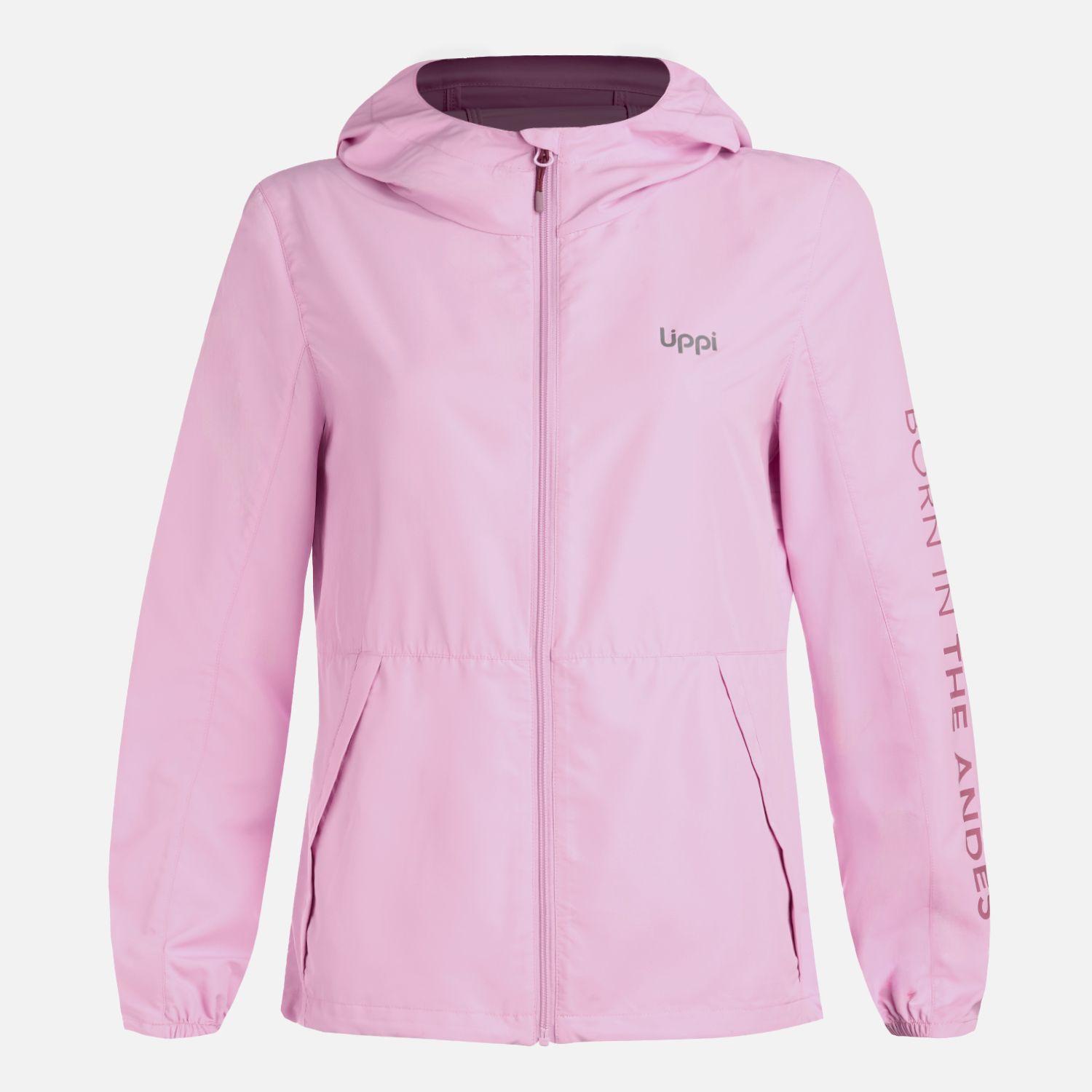 Chaqueta Mujer Nightfall Windbreaker Hoody Jacket Rosa Lippi V26-7