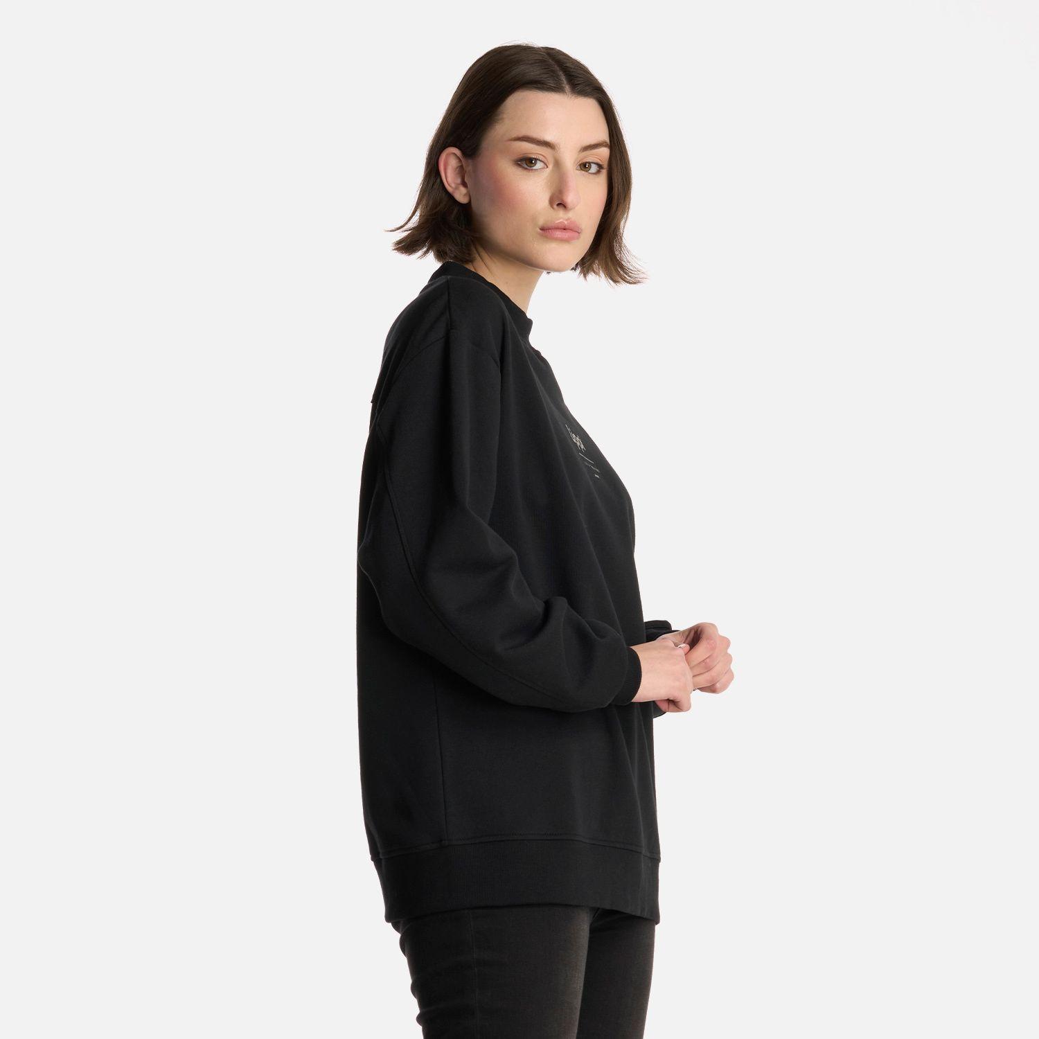 Polerón Mujer Ulmo Mid Point Crewneck Negro Lippi V25-1
