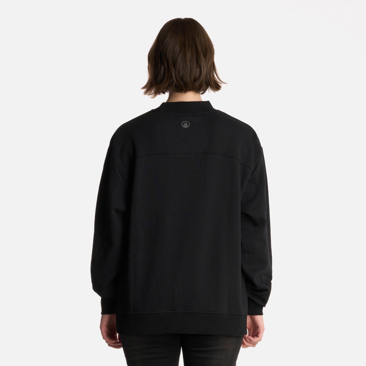 Polerón Mujer Ulmo Mid Point Crewneck Negro Lippi V25-2