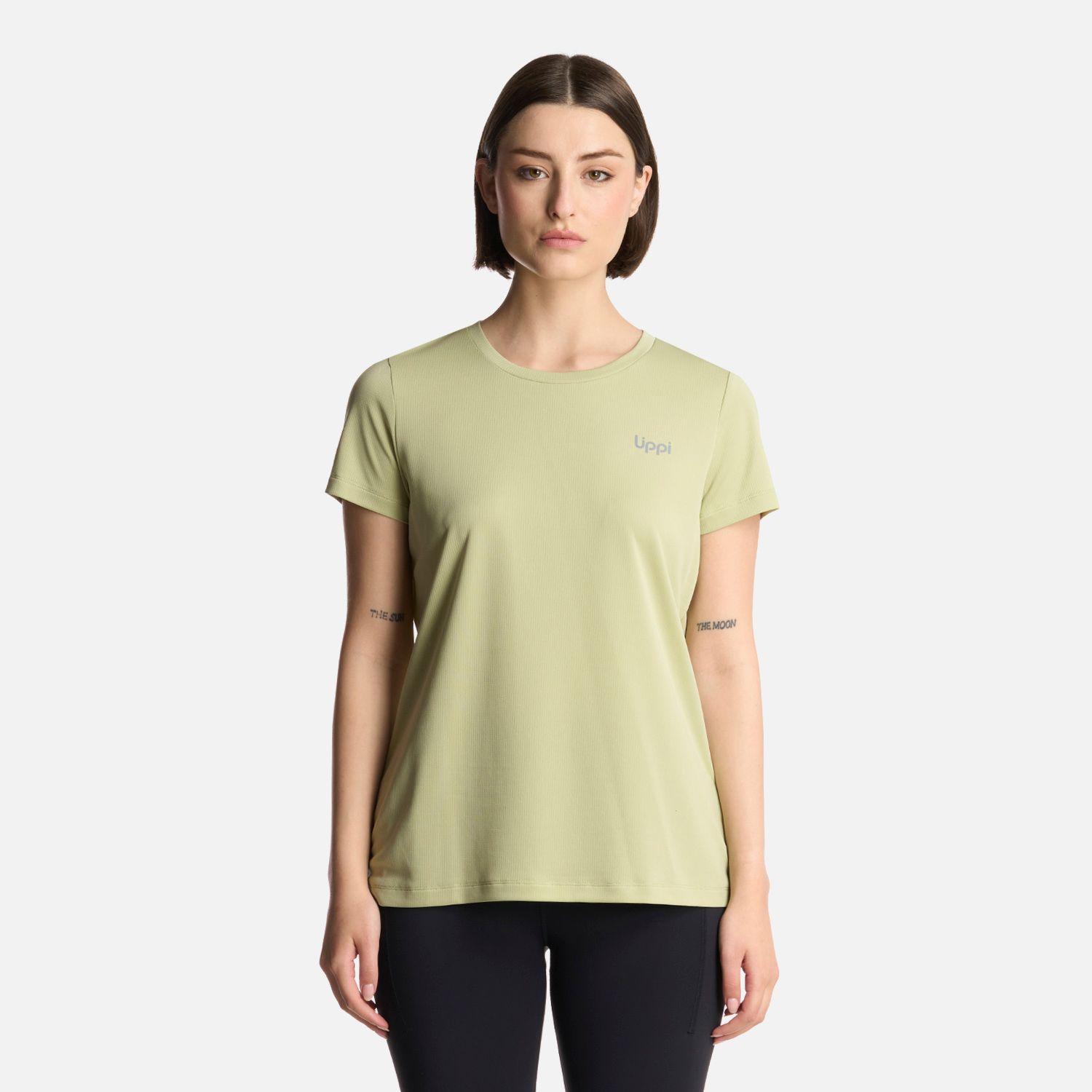 Polera Mujer Core Q-Dry T-Shirt Verde Claro Lippi-0