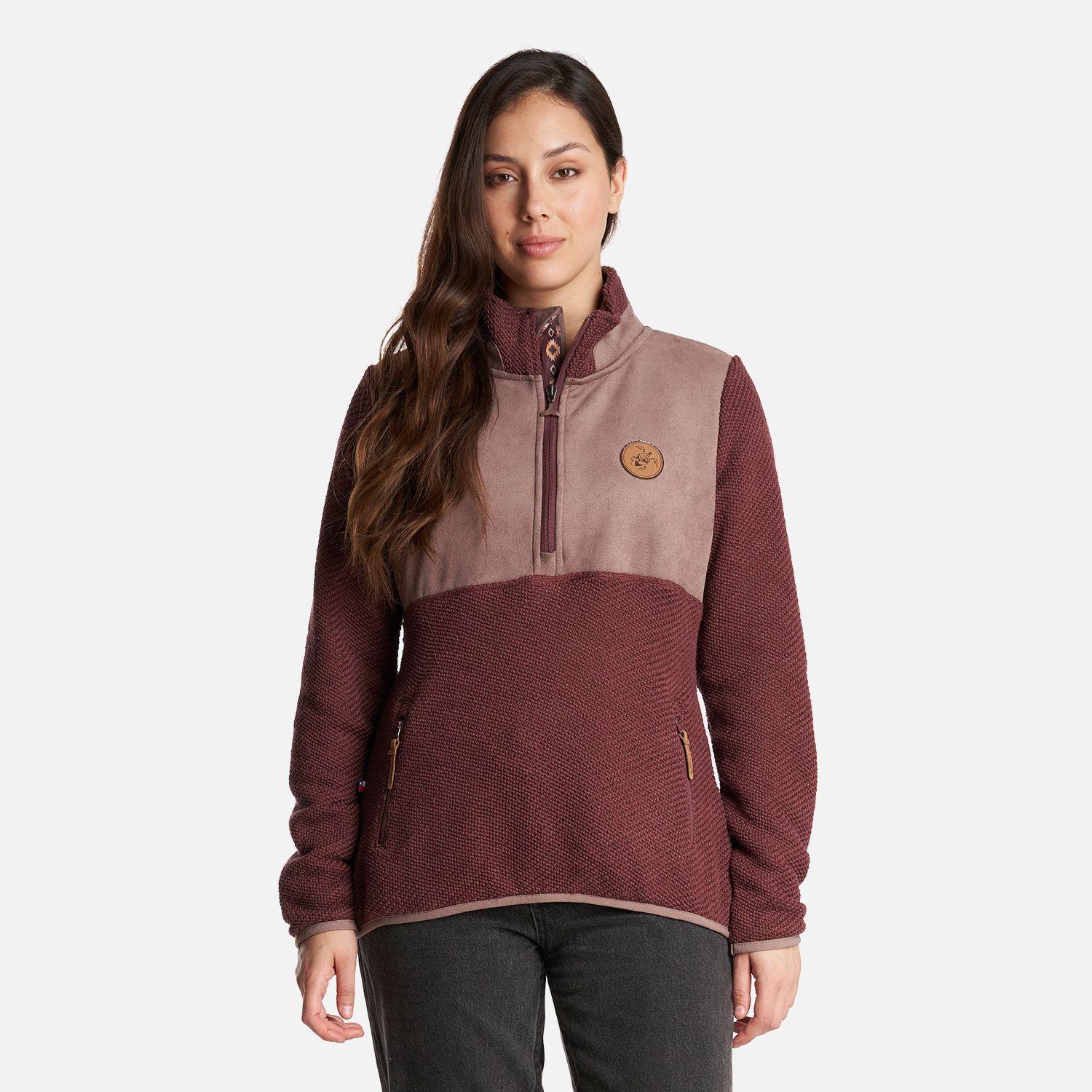 Poleron Mujer Emiliodon Vino Haka Honu-1