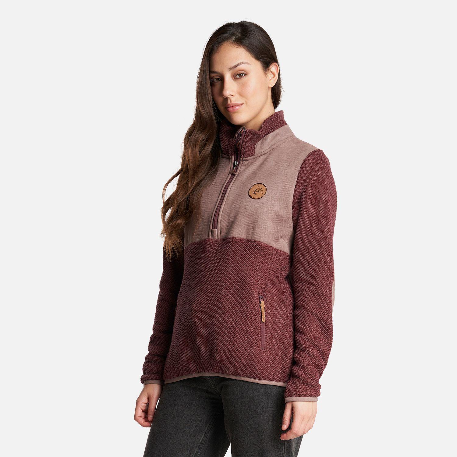 Poleron Mujer Emiliodon Vino Haka Honu-2