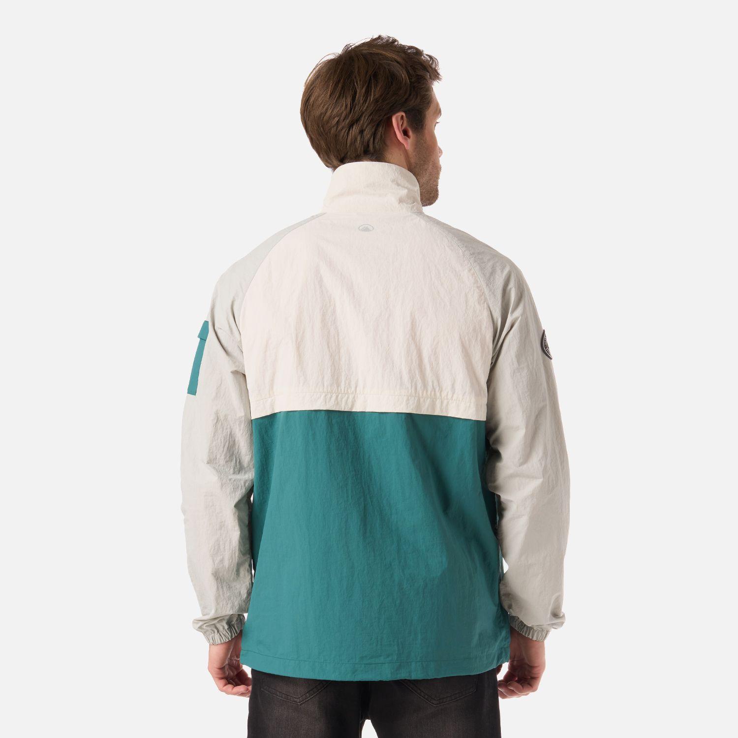 Chaqueta Hombre WindCity WindBreaker 1/4 Zip Jacket Gris Lippi V26-2