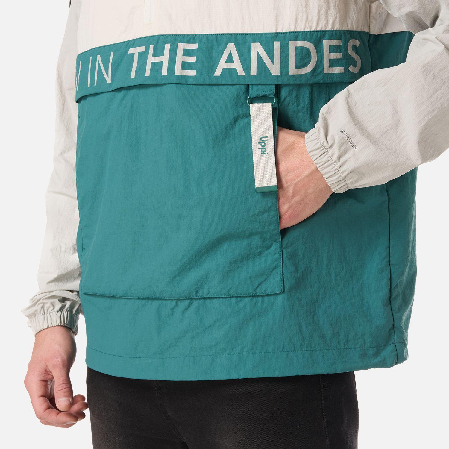 Chaqueta Hombre WindCity WindBreaker 1/4 Zip Jacket Gris Lippi V26-5