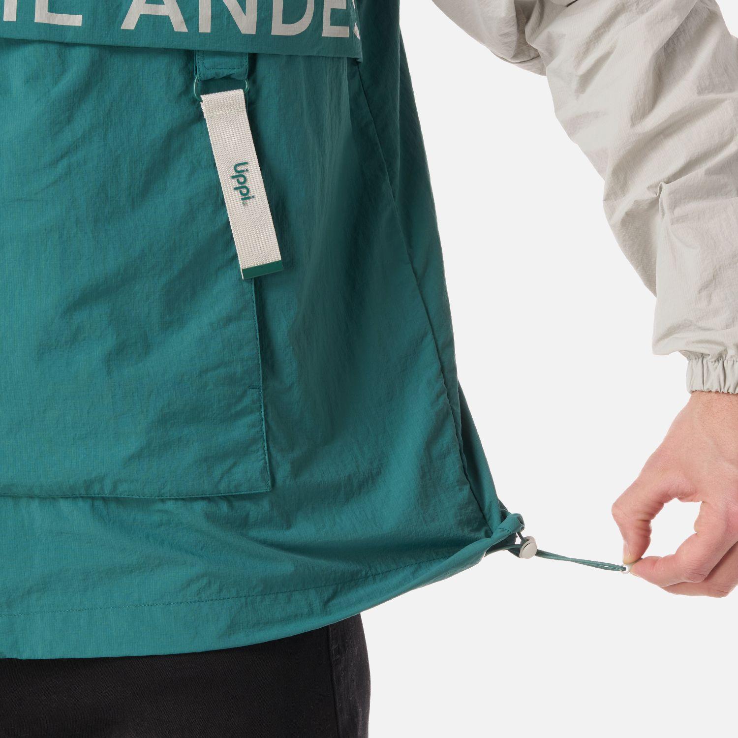 Chaqueta Hombre WindCity WindBreaker 1/4 Zip Jacket Gris Lippi V26-6