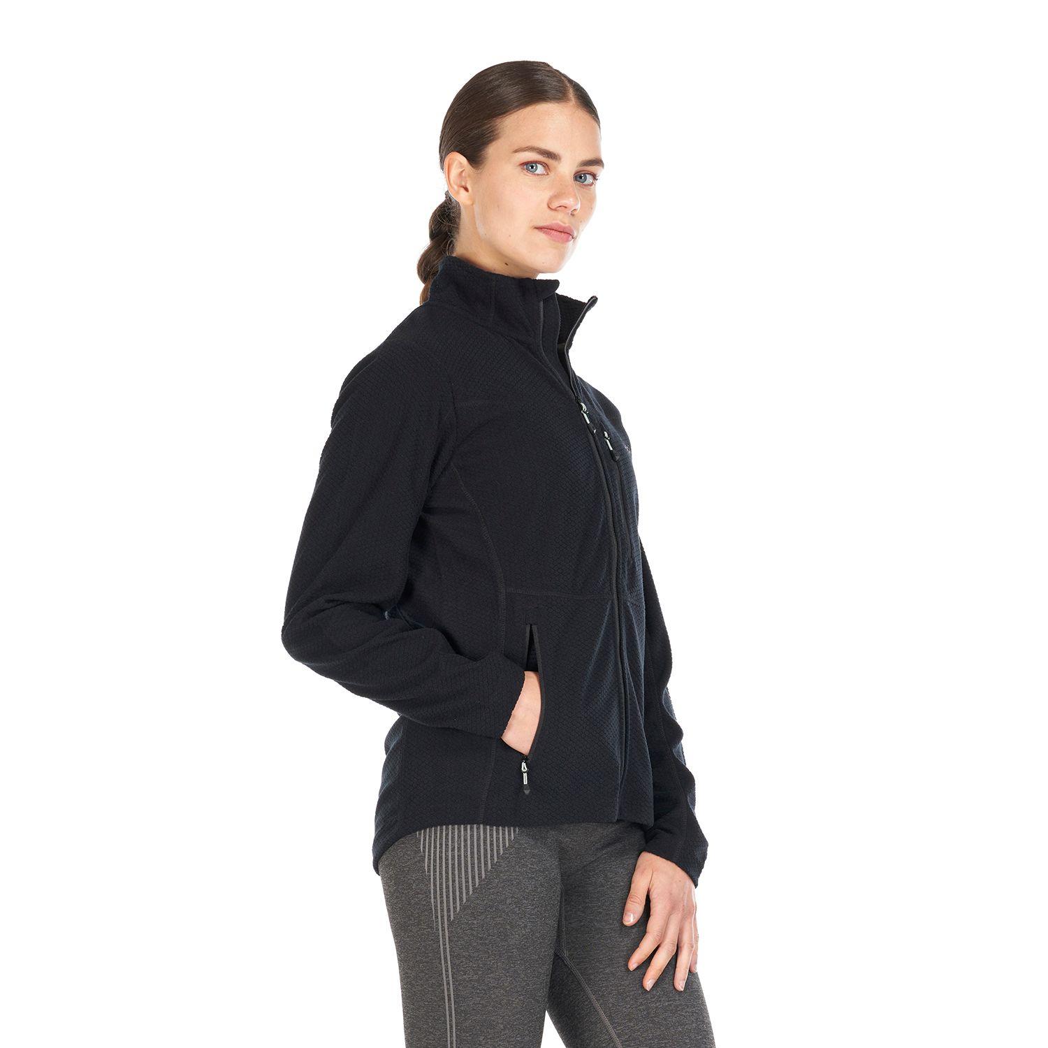 Poleron Mujer Numan Nano-F Jacket Negro Lippi V23-2
