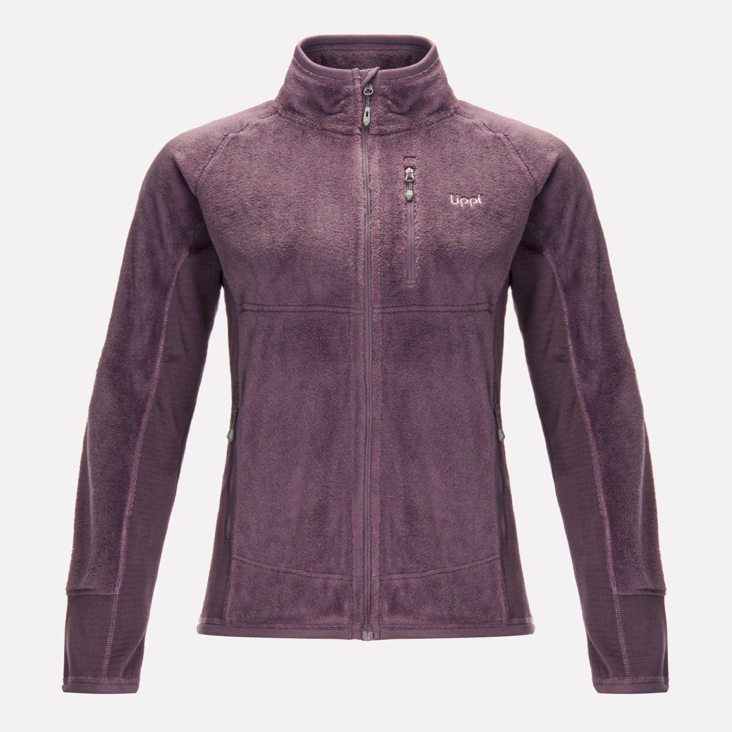 Poleron Mujer Numan Shaggy-Pro Jacket Malva Lippi-0