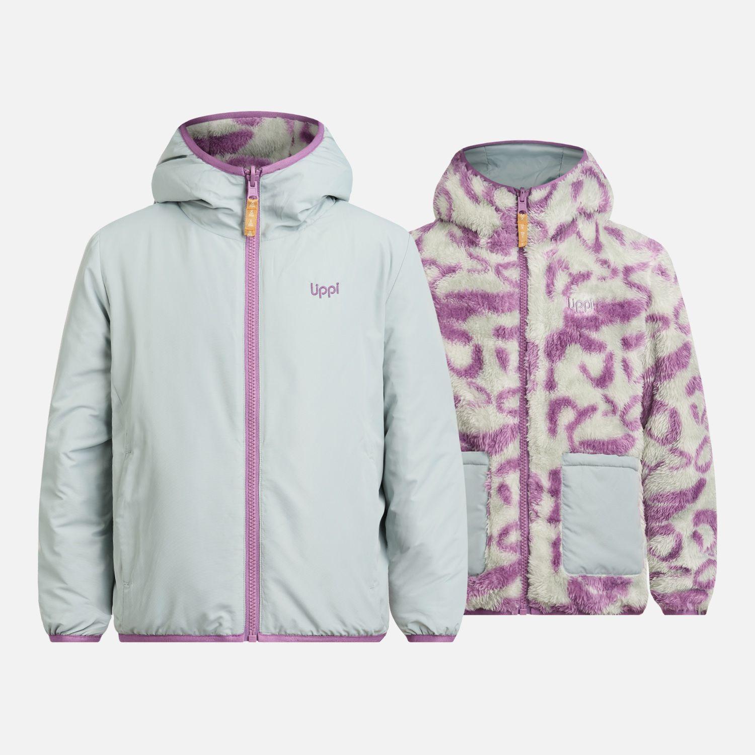 Chaqueta Niña Two-Faces Hoody Jacket Print Menta Lippi-0