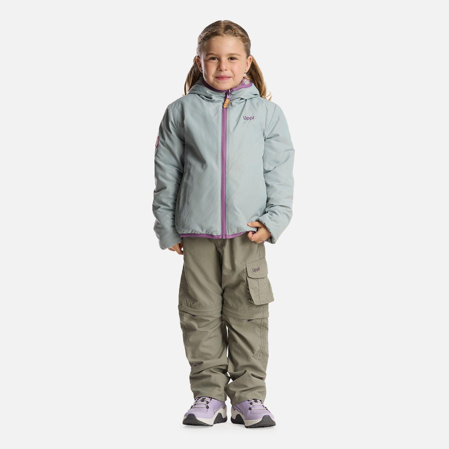Chaqueta Niña Two-Faces Hoody Jacket Print Menta Lippi-7