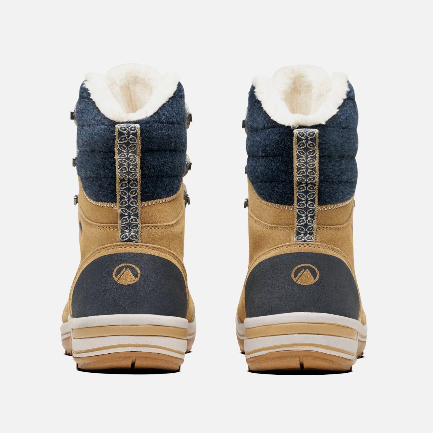 Bota Mujer Polar Light Taupe Azul Noche Lippi-5