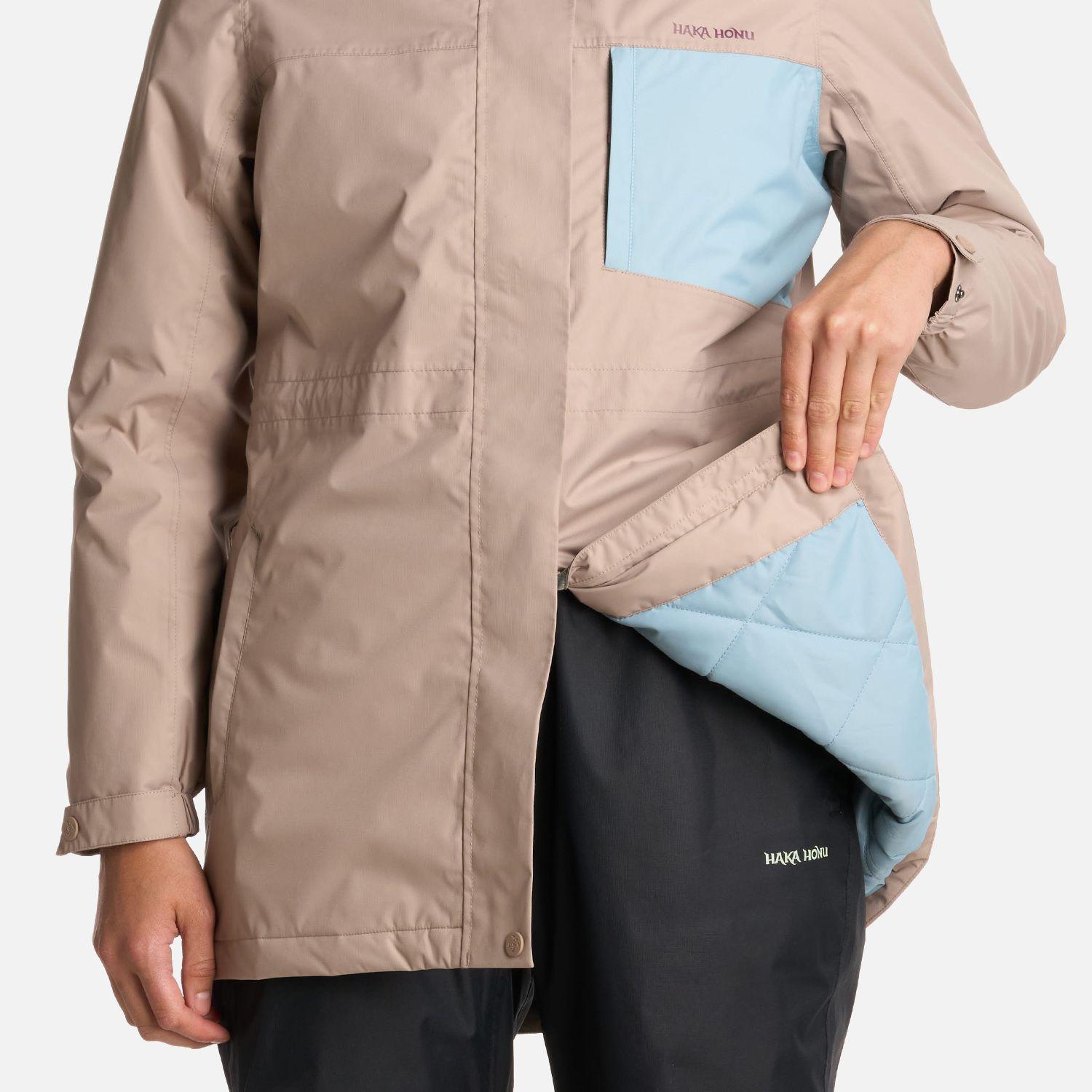 Chaqueta Mujer Terranova Taupe Haka Honu I25-5