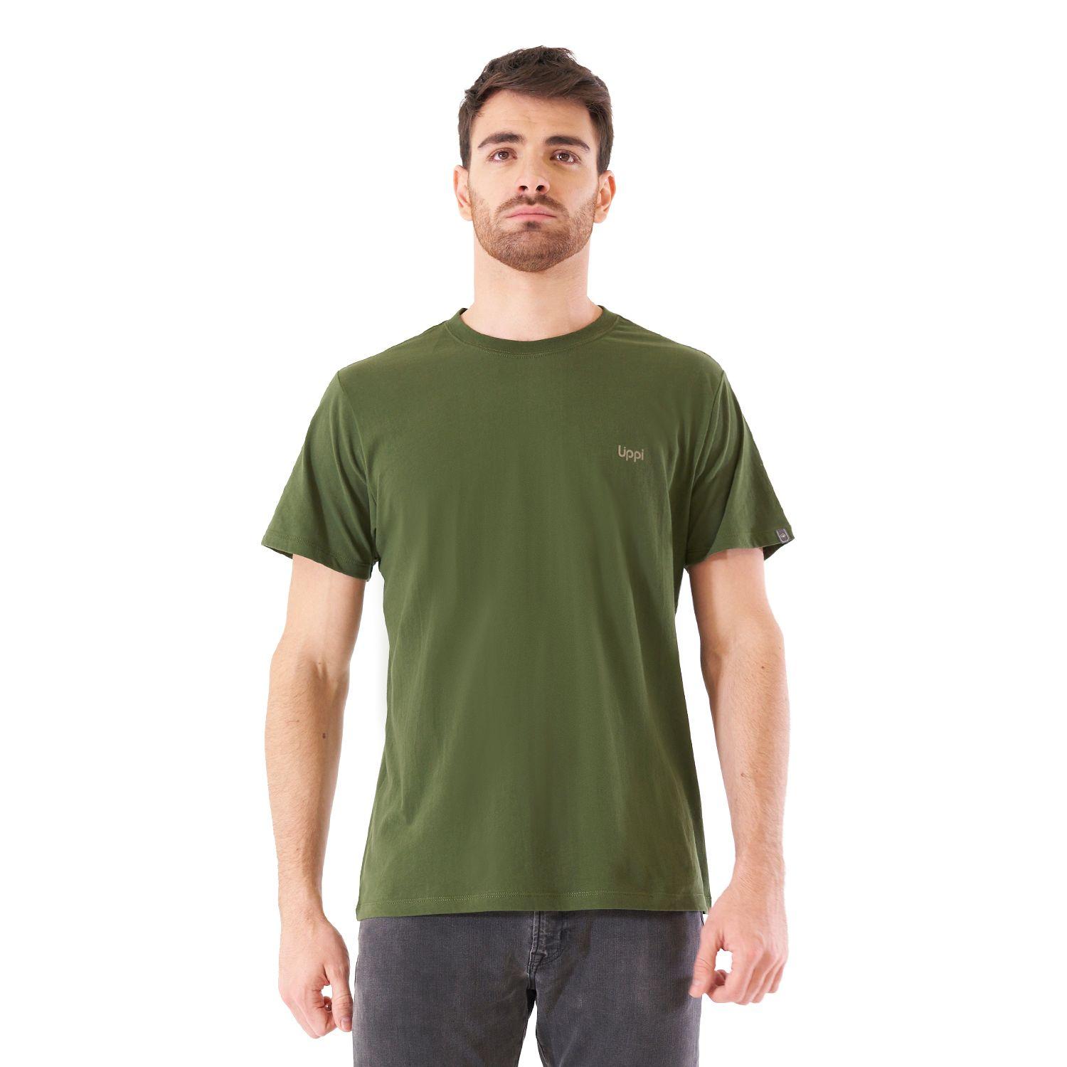 Polera Hombre Terra UV-Stop T-Shirt Verde Militar Lippi-1