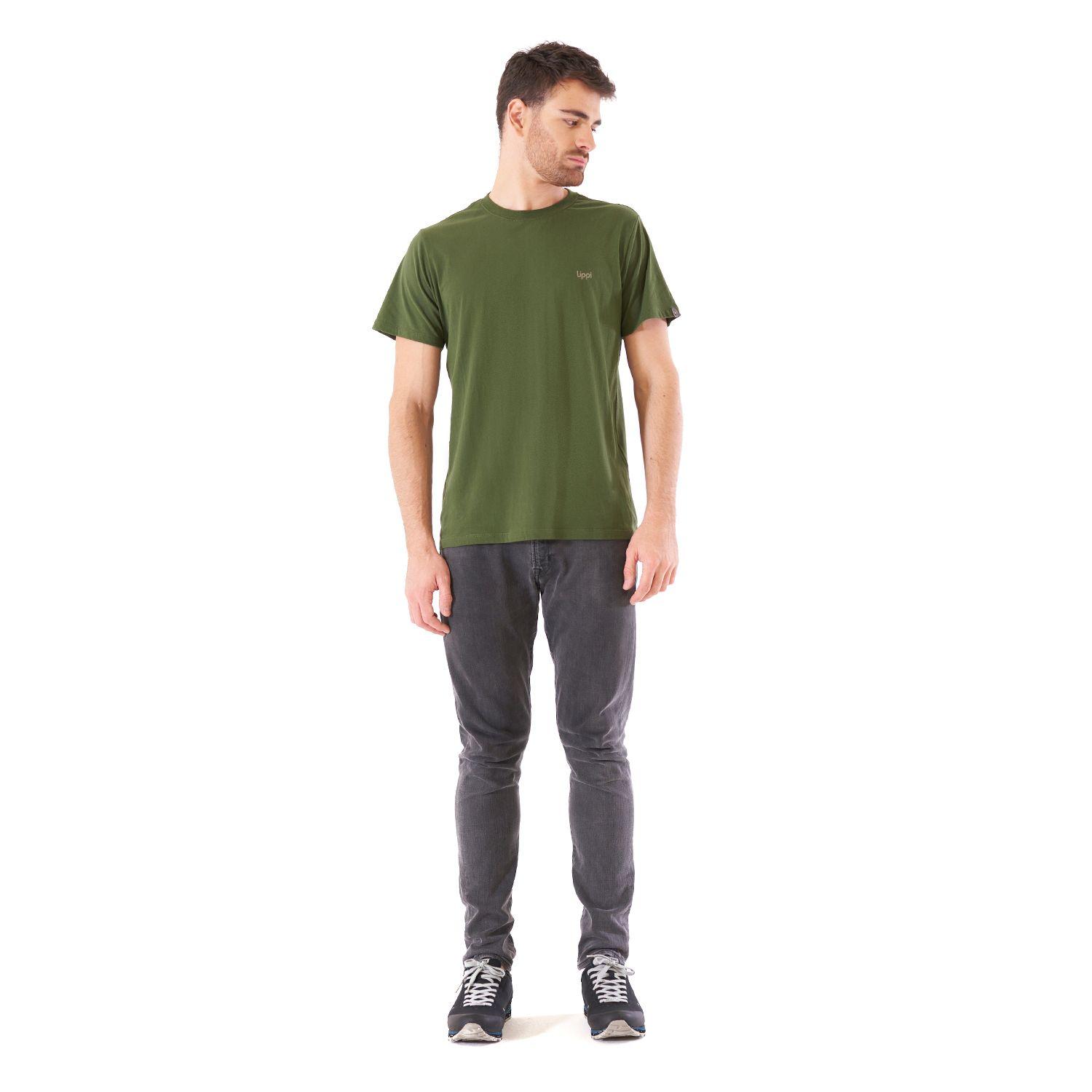 Polera Hombre Terra UV-Stop T-Shirt Verde Militar Lippi-7