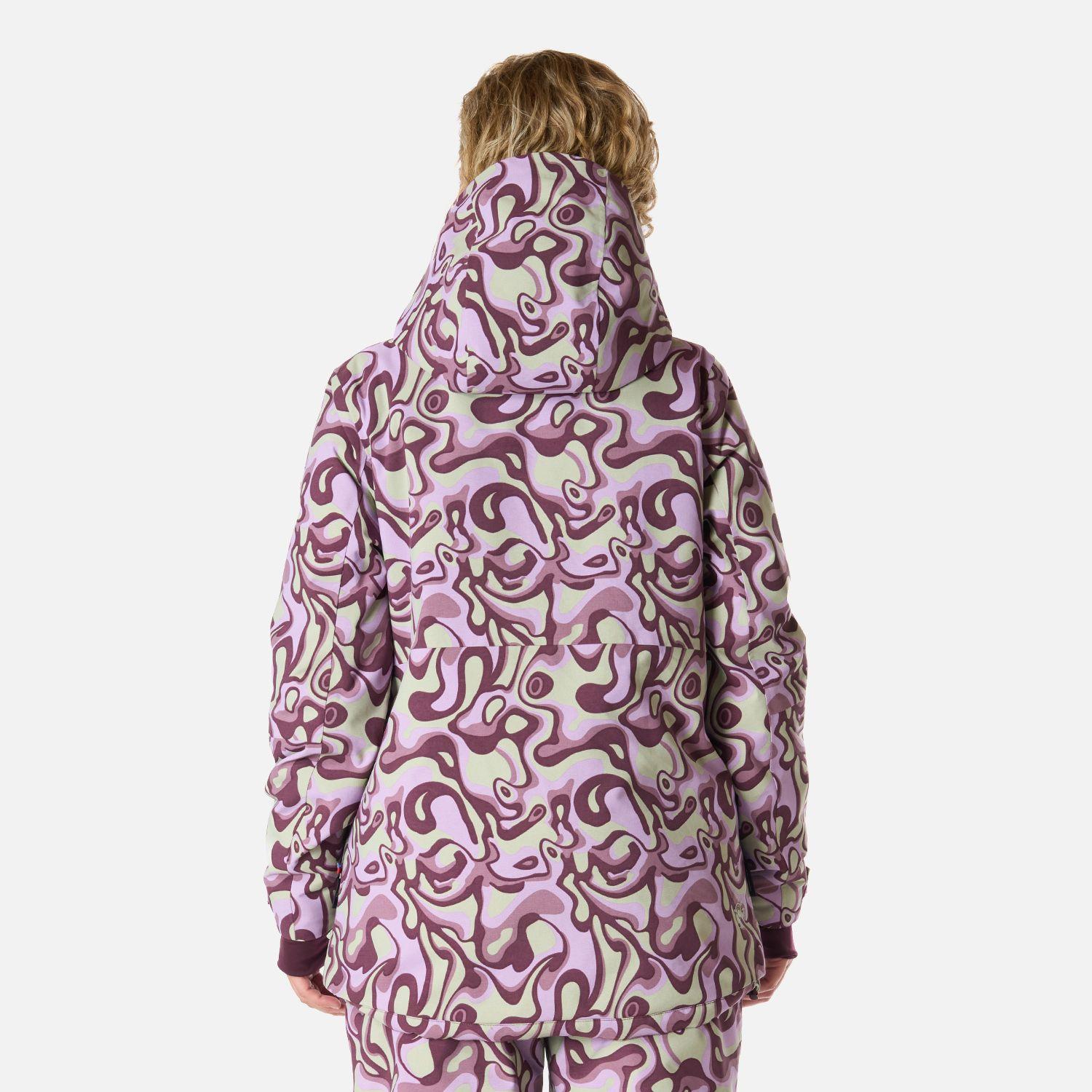 Chaqueta Mujer Yeti Print Malva Haka Honu I26-2