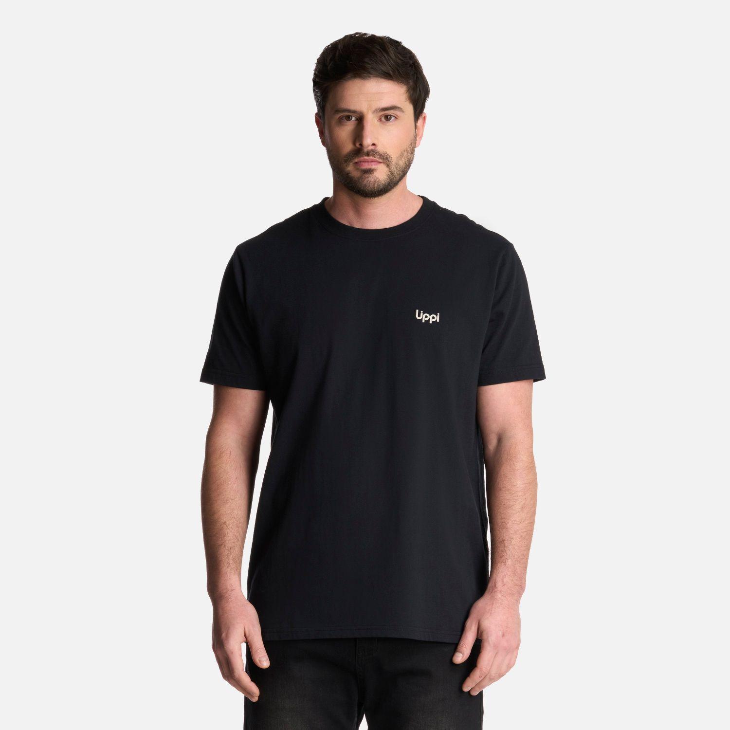 Polera Hombre Explore T-Shirt Negro Lippi-0