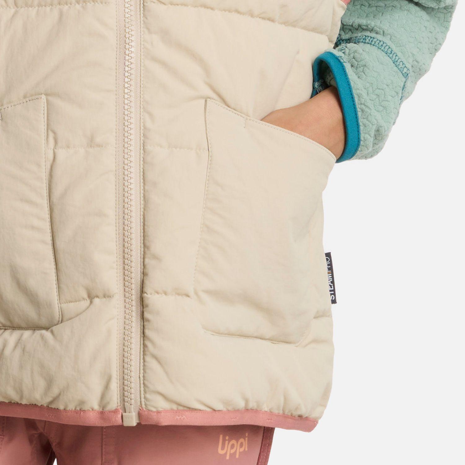 Chaqueta Niña Kingfisher Steam-Pro Vest Jacket Beige Lippi-3