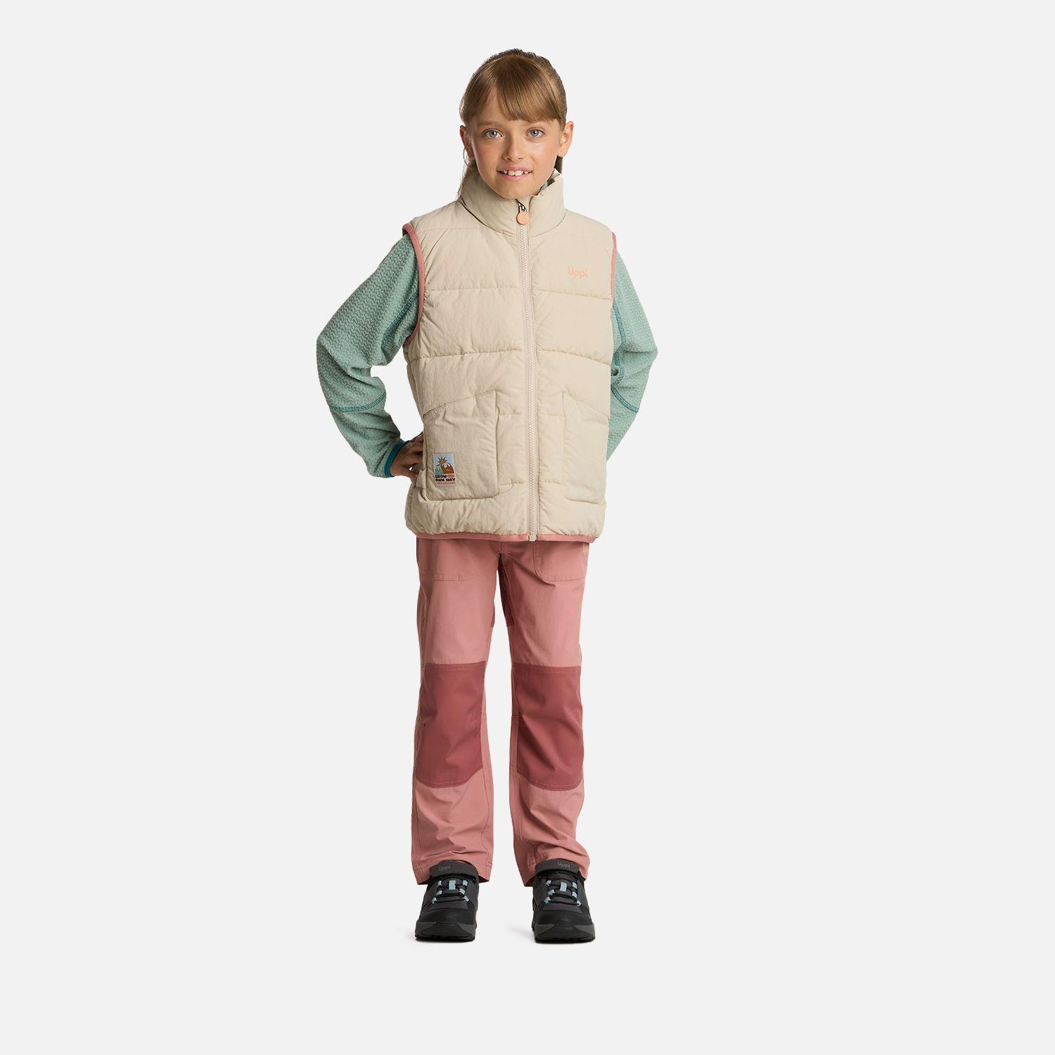 Chaqueta Niña Kingfisher Steam-Pro Vest Jacket Beige Lippi-4