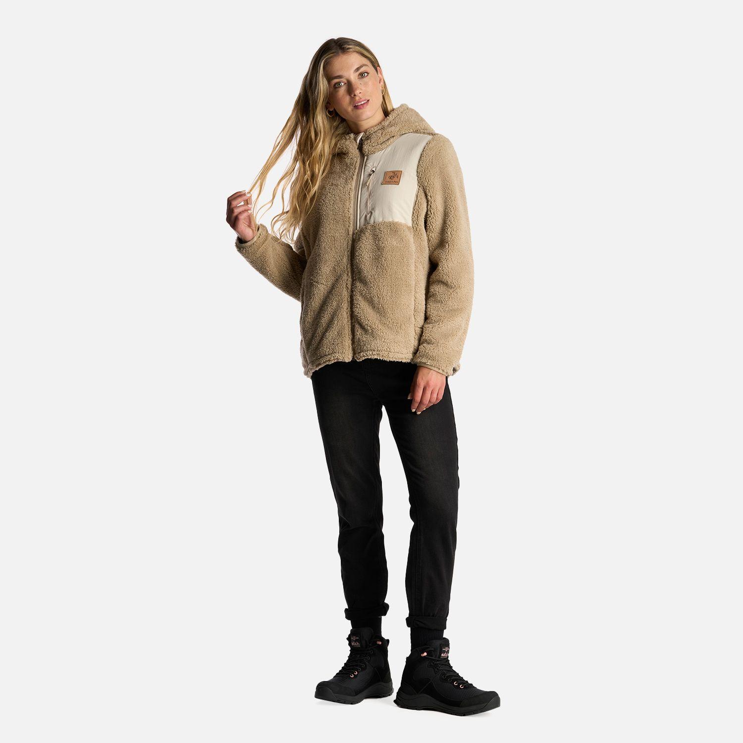 Chaqueta Mujer Bi-Polar Taupe Haka Honu-8