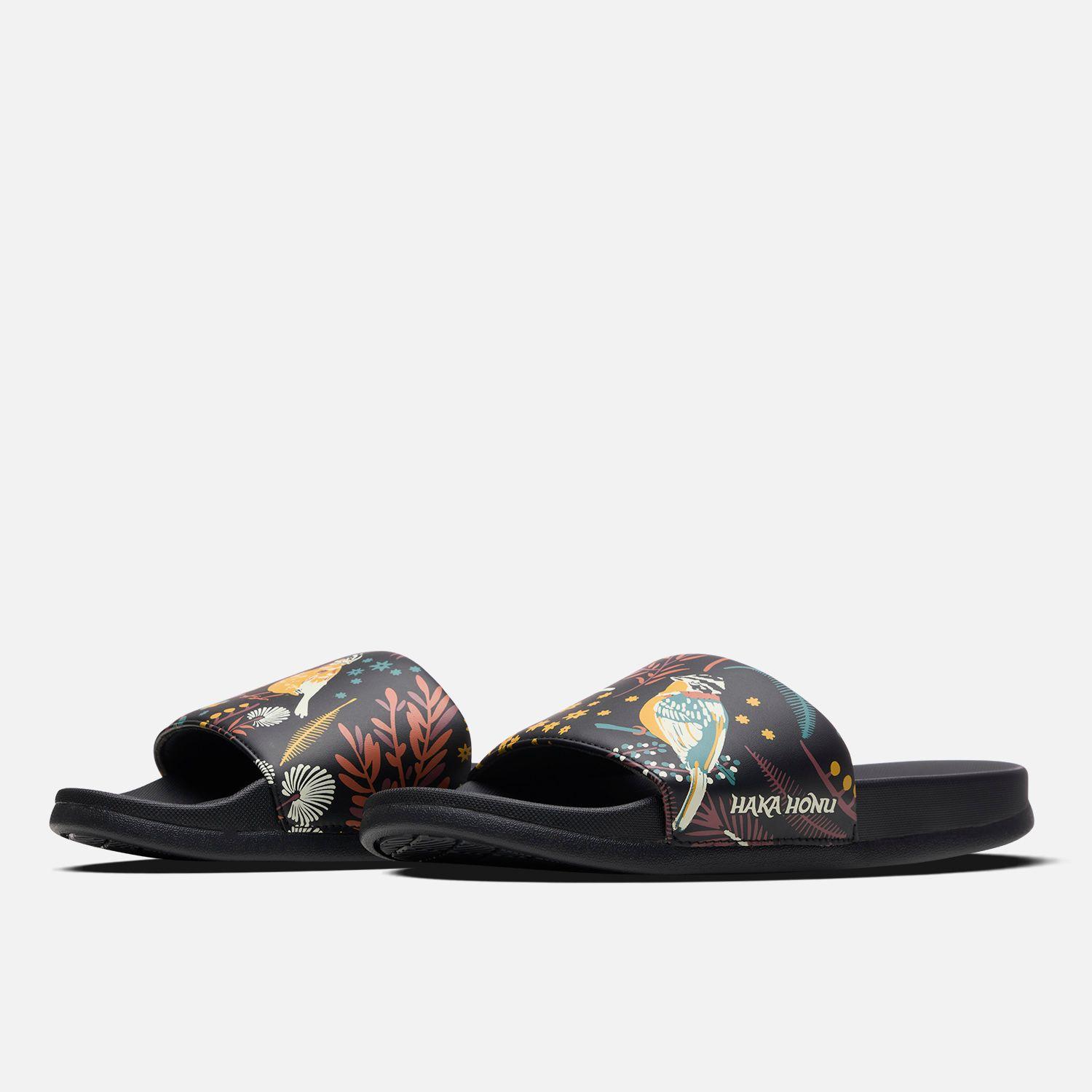 Sandalia Mujer Shalaila Negro Naranjo Haka Honu V26-3