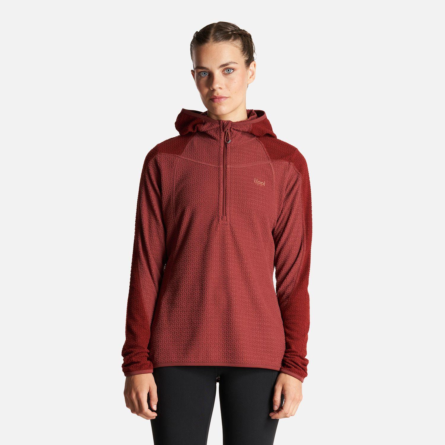 Poleron Mujer Jacaranda Nano-F 14 Zip Hoody Ladrillo Lippi-0
