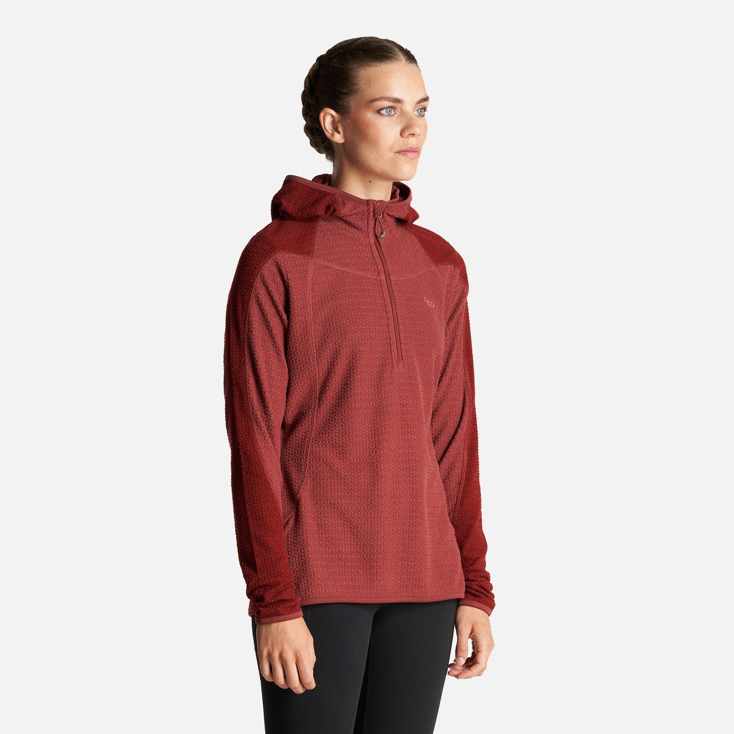 Poleron Mujer Jacaranda Nano-F 14 Zip Hoody Ladrillo Lippi-1
