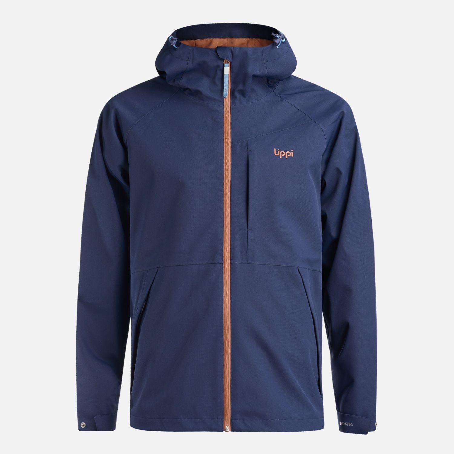 Chaqueta Hombre Massif B-Dry Hoody Jacket Azul Marino Lippi-0