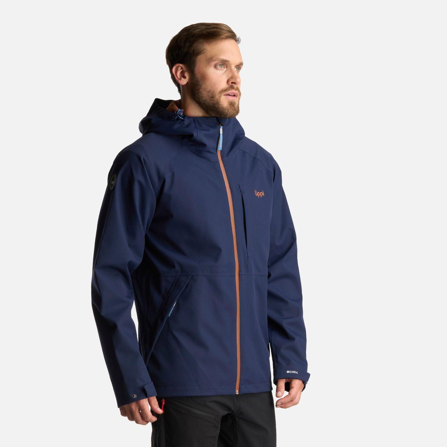 Chaqueta Hombre Massif B-Dry Hoody Jacket Azul Marino Lippi-2