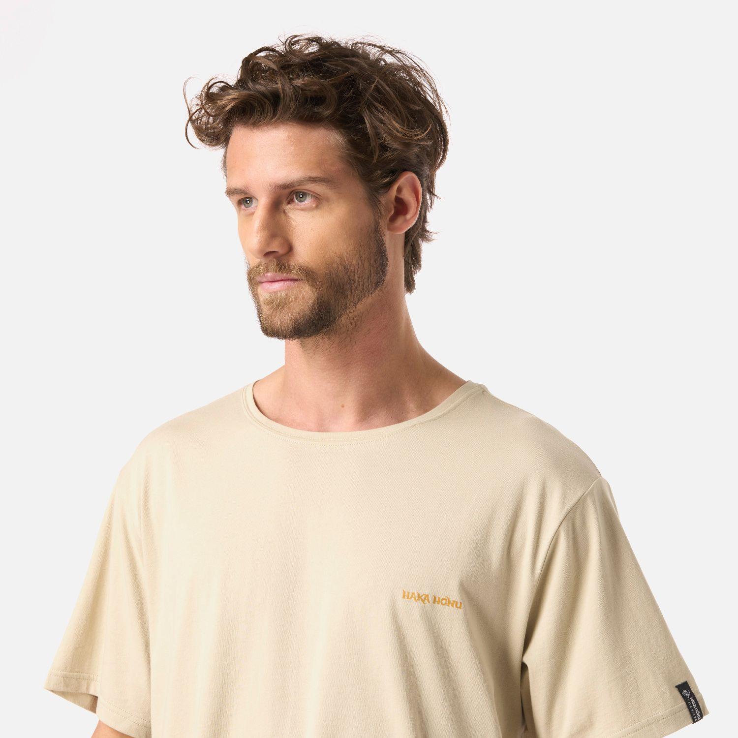 Polera Hombre Natural Arena Haka Honu V26-3