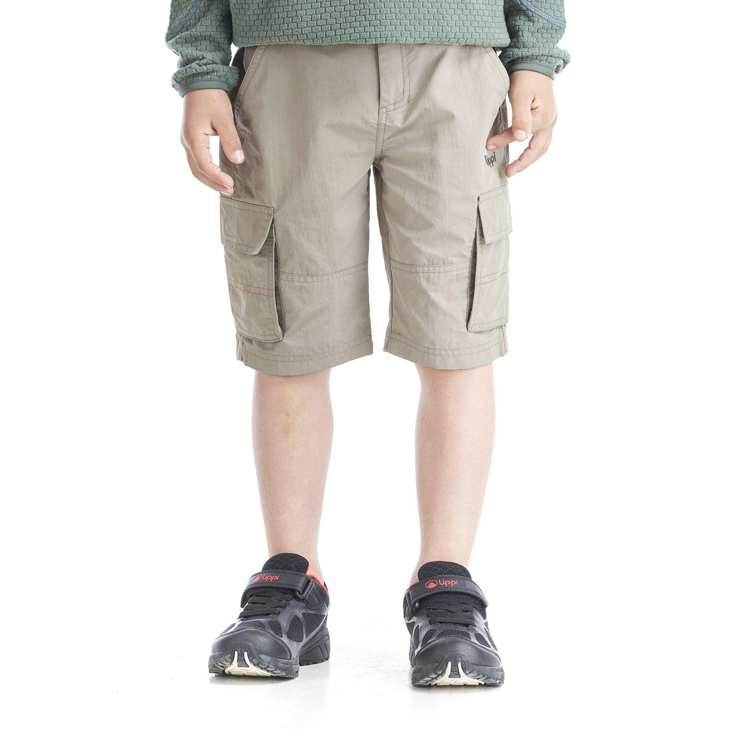 Short Niño Mini Just-Go Q-Dry Cargo Shorts Caqui Lippi V23-1