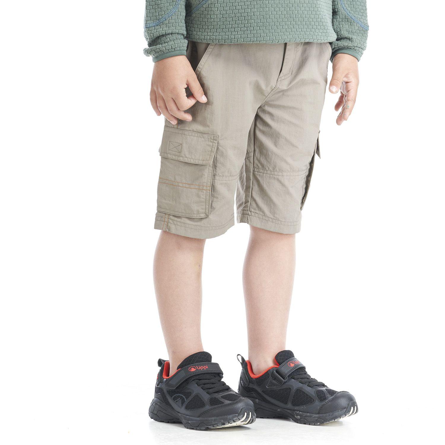 Short Niño Mini Just-Go Q-Dry Cargo Shorts Caqui Lippi V23-2