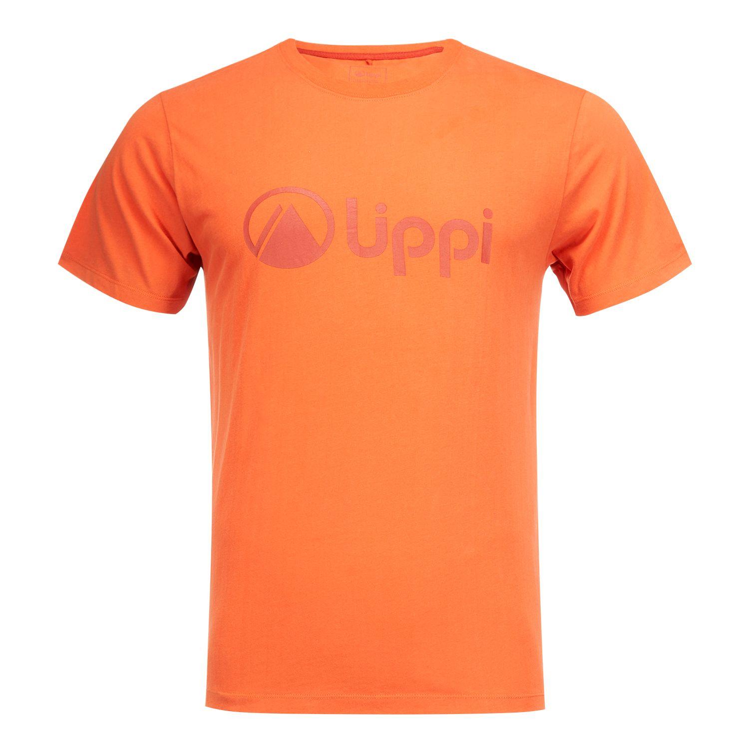 Polera Hombre Logo Lippi UV-Stop T-Shirt Salmon Oscuro Lippi-0