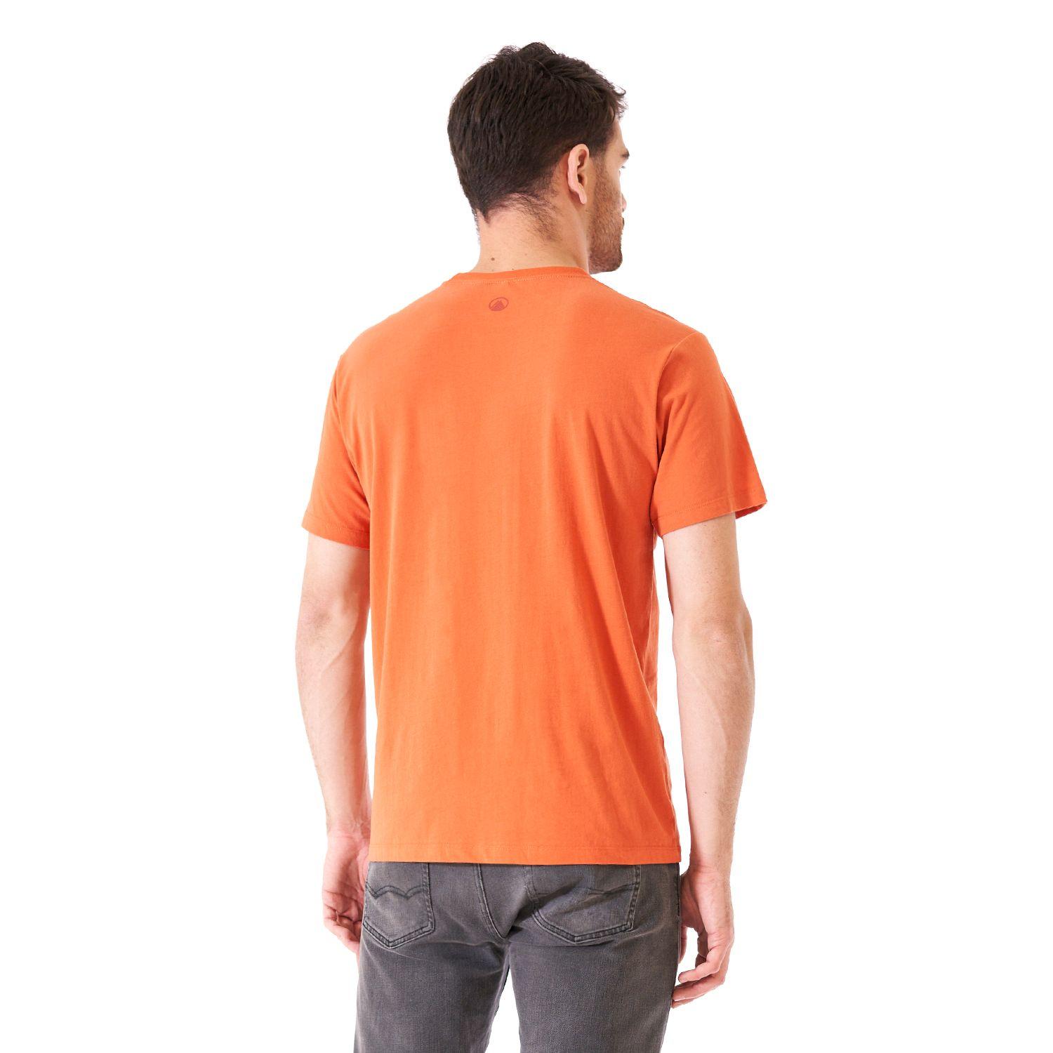 Polera Hombre Logo Lippi UV-Stop T-Shirt Salmon Oscuro Lippi-3