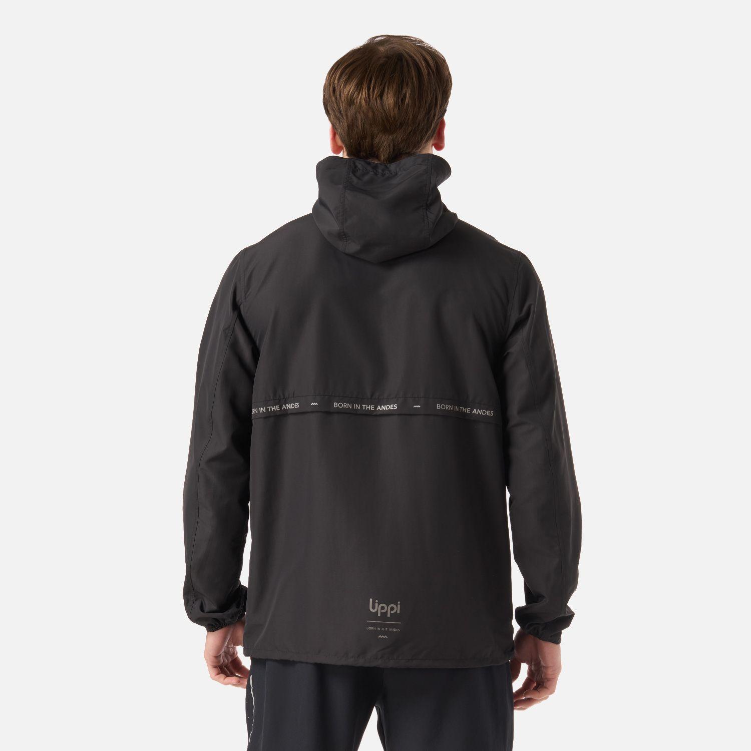 Chaqueta Hombre Nightfall WindBreaker Hoody Jacket Negro Lippi V26-2