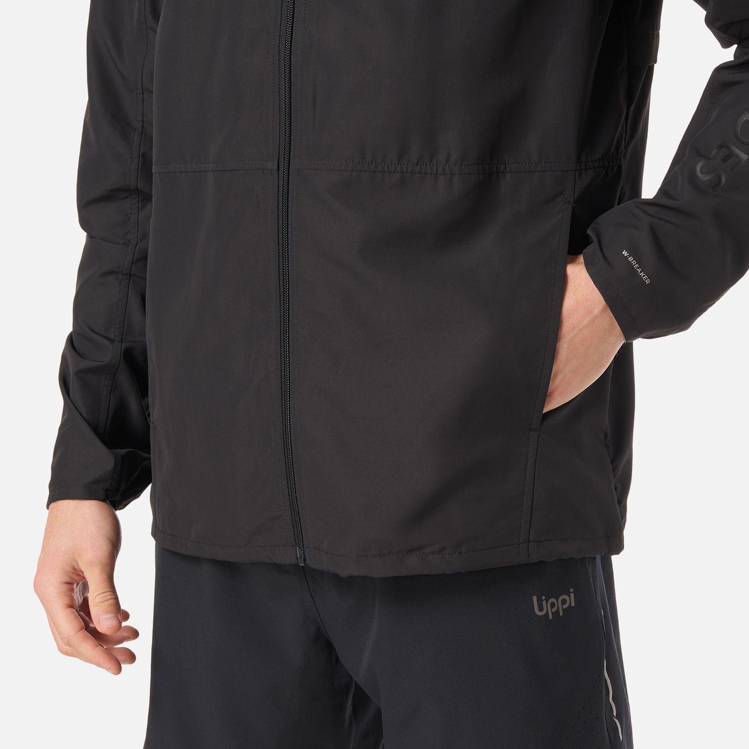 Chaqueta Hombre Nightfall WindBreaker Hoody Jacket Negro Lippi V26-4