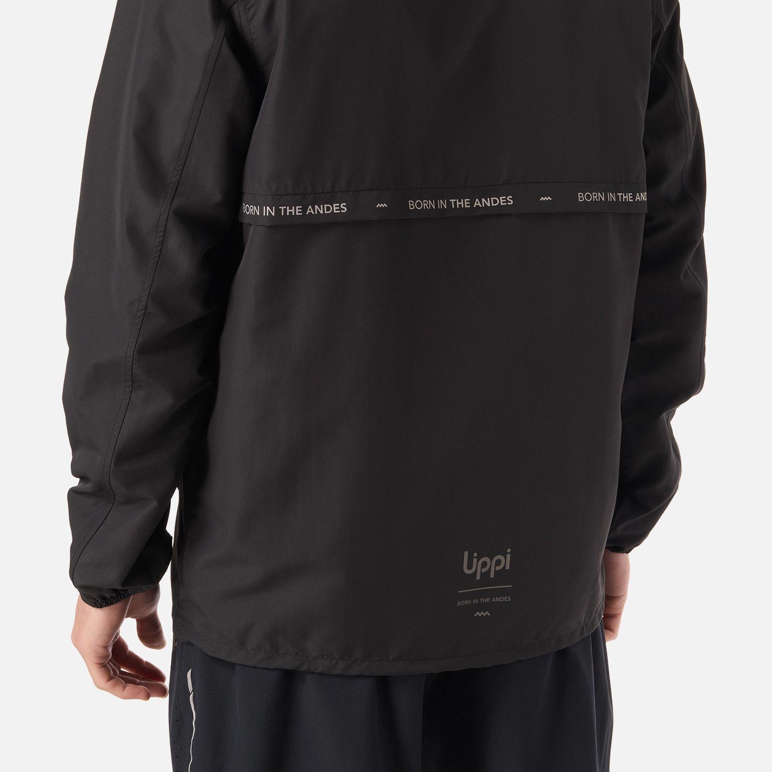 Chaqueta Hombre Nightfall WindBreaker Hoody Jacket Negro Lippi V26-6